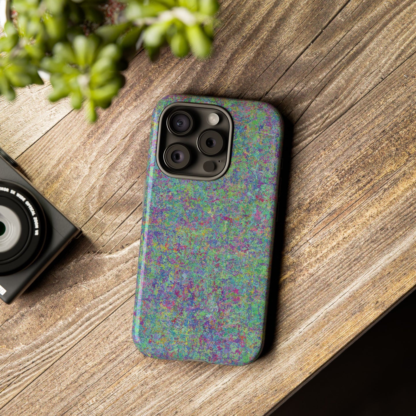 Tough Phone Case Ft. Rainbow Acrylic Noise