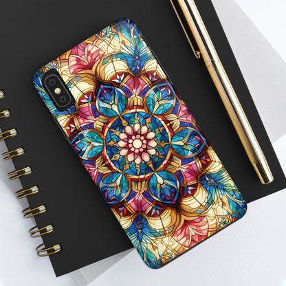 ToughDrop Apple iPhone Case Ft. Stained Glass Fractal