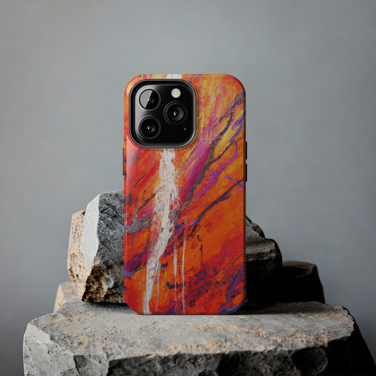 Tough Apple iPhone Cases Ft. Abstract Halloween Forest