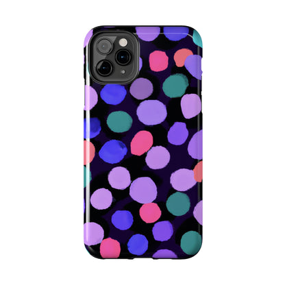 Tough Case-Mate iPhone Case Ft. Purple Dots