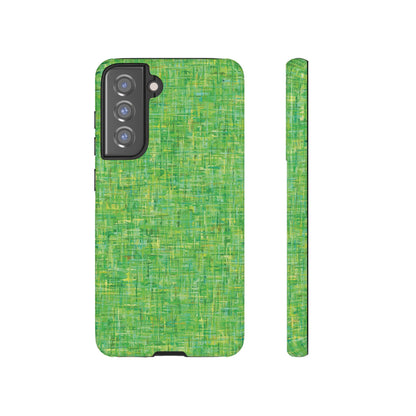 Tough Phone Case Ft. Acrylic Linear Green