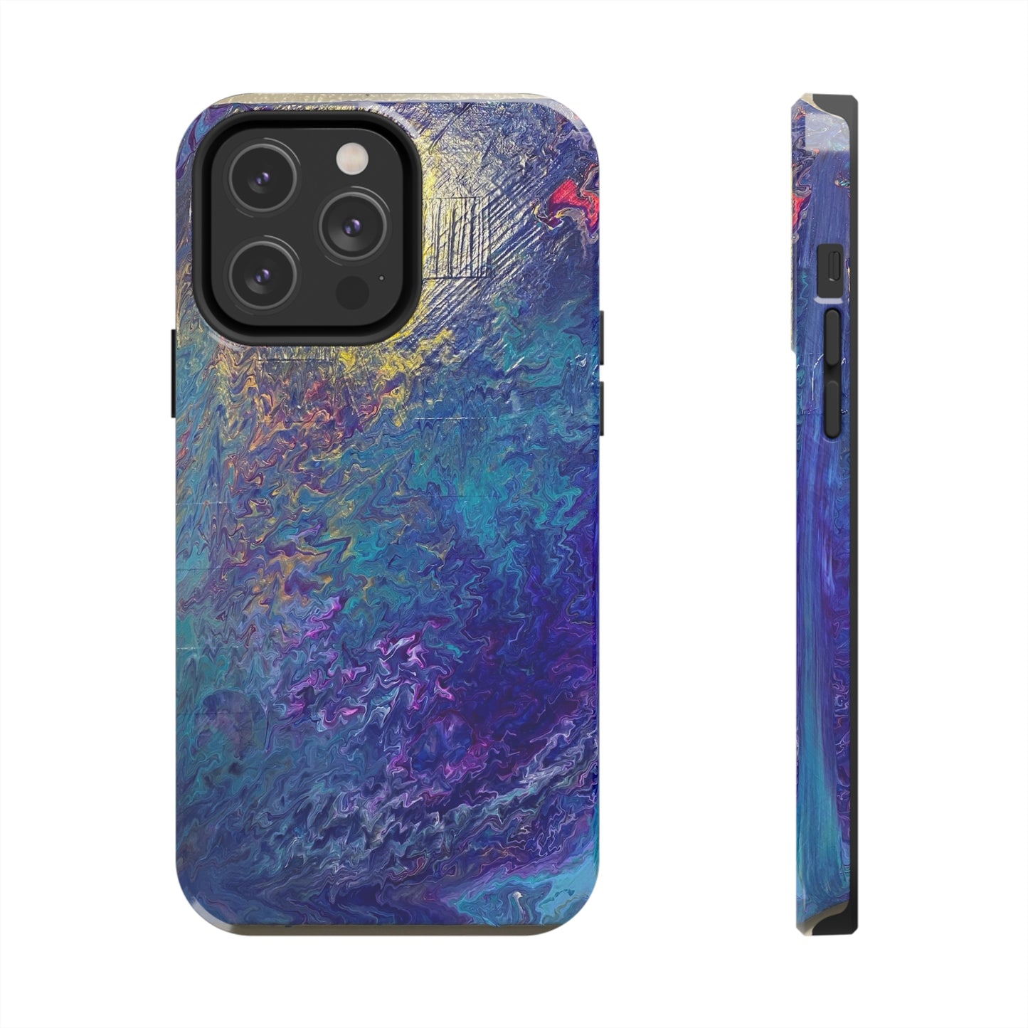 Tough Case-Mate iPhone Cases Ft. Abstract Blue Waterfall