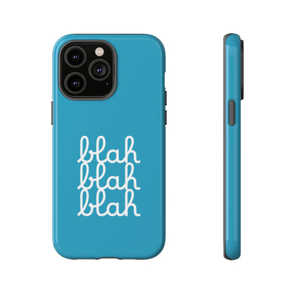 Tough Phone Case Ft. blahblahblah Turquoise