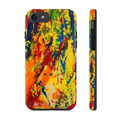 Tough Case-Mate iPhone Case Ft. Abstract Yellow Orange