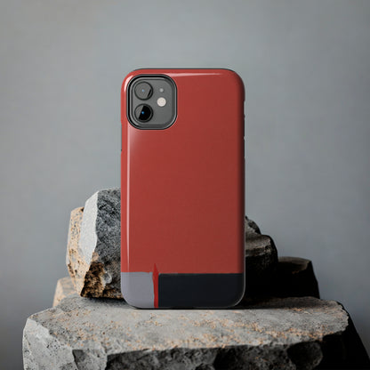 Strong Apple iPhone Case Ft. Minimal Orange