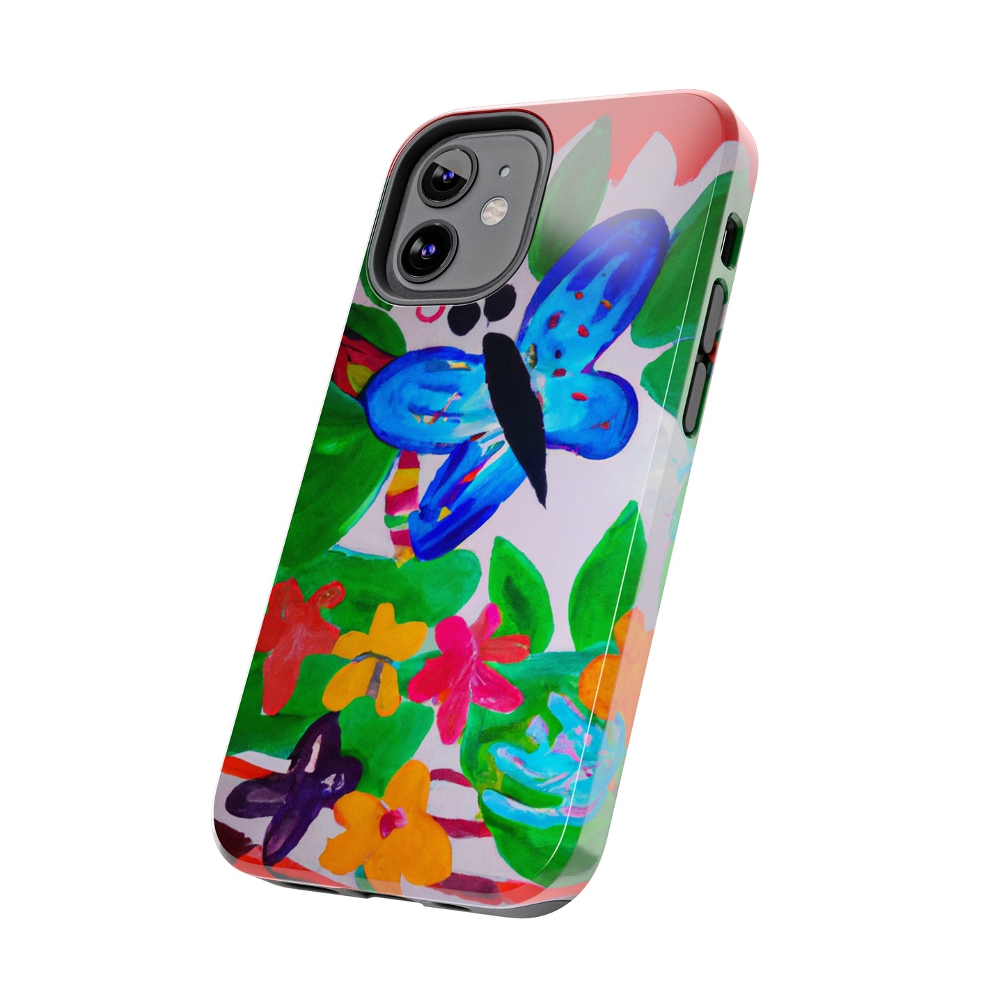 Tough Case-Mate iPhone Case Ft. Watercolor Butterfly