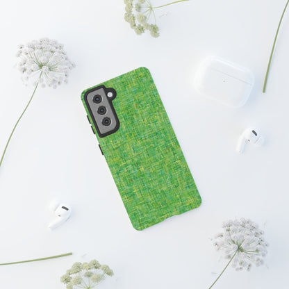 Tough Phone Case Ft. Acrylic Linear Green