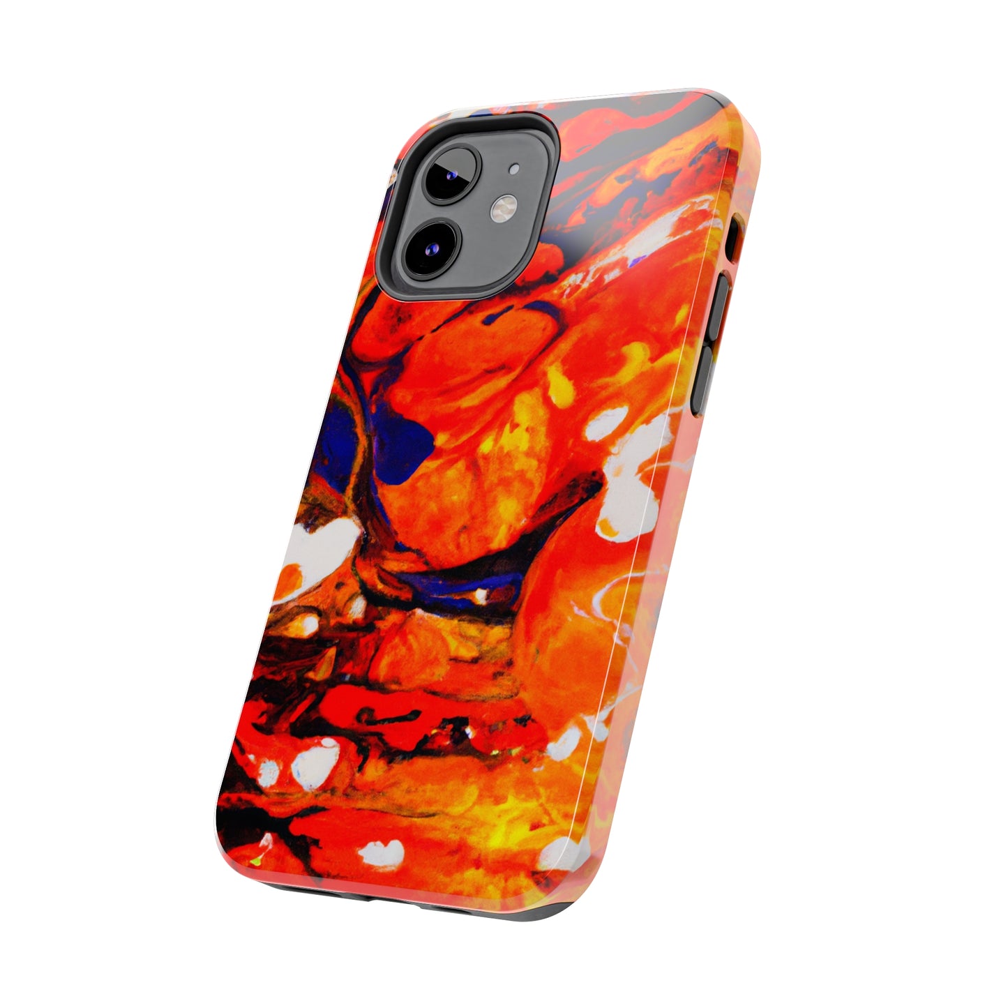 Tough Apple iPhone Cases Ft. Abstract Halloween Pumpkin
