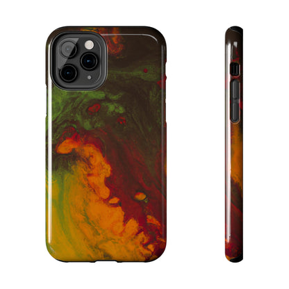 Tough Apple iPhone Case Ft. Abstract Gas Giant