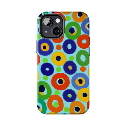 Tough Case-Mate iPhone Case Ft. Vivid Circles