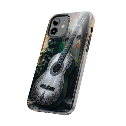 ToughDrop Apple iPhone Case Ft. Greyscale Guitar