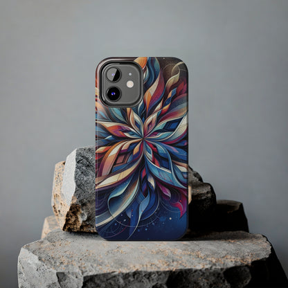 ToughDrop Apple iPhone Case Ft. Abstract Snowflake