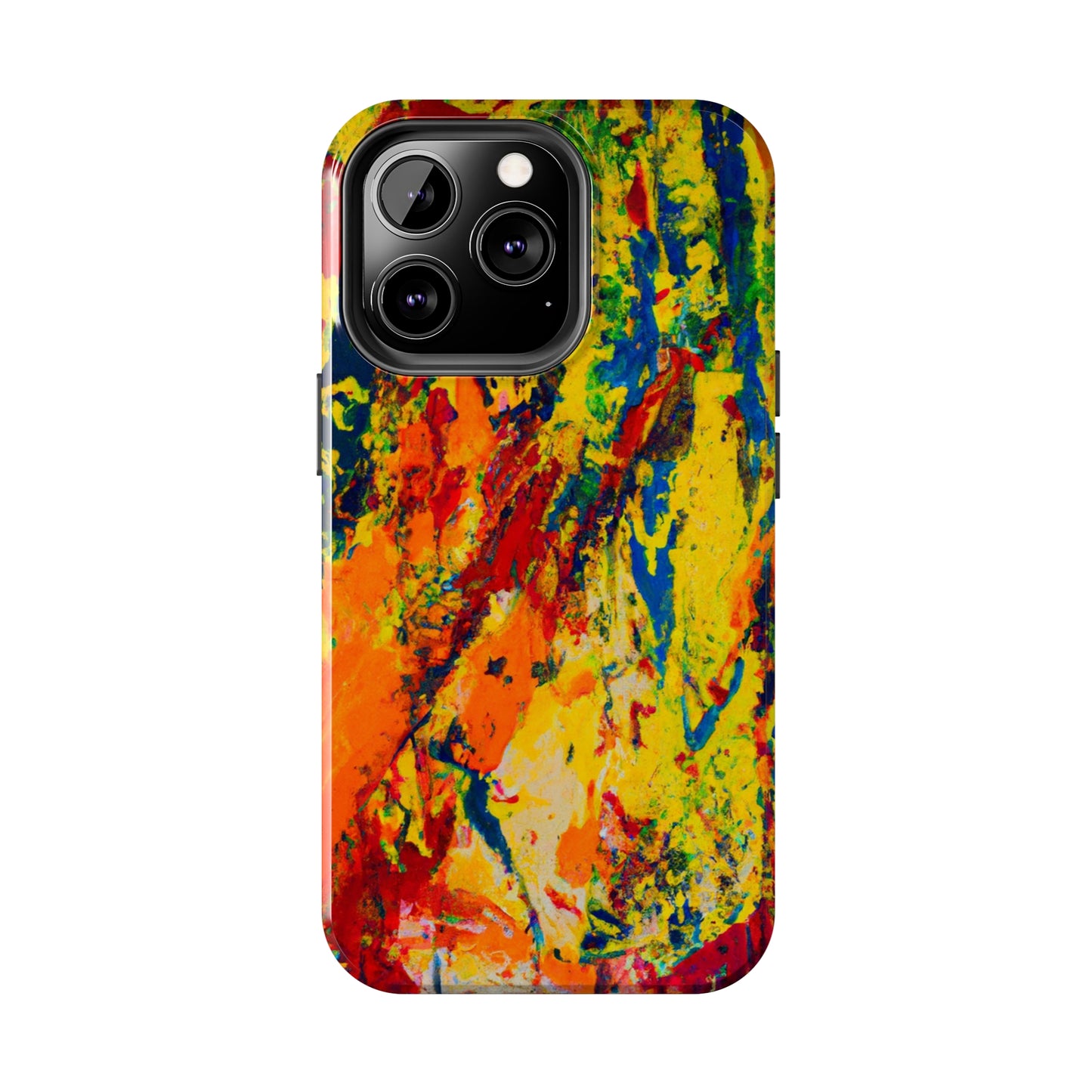 Tough Case-Mate iPhone Case Ft. Abstract Yellow Orange