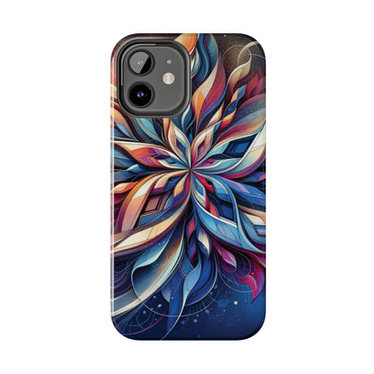 ToughDrop Apple iPhone Case Ft. Abstract Snowflake