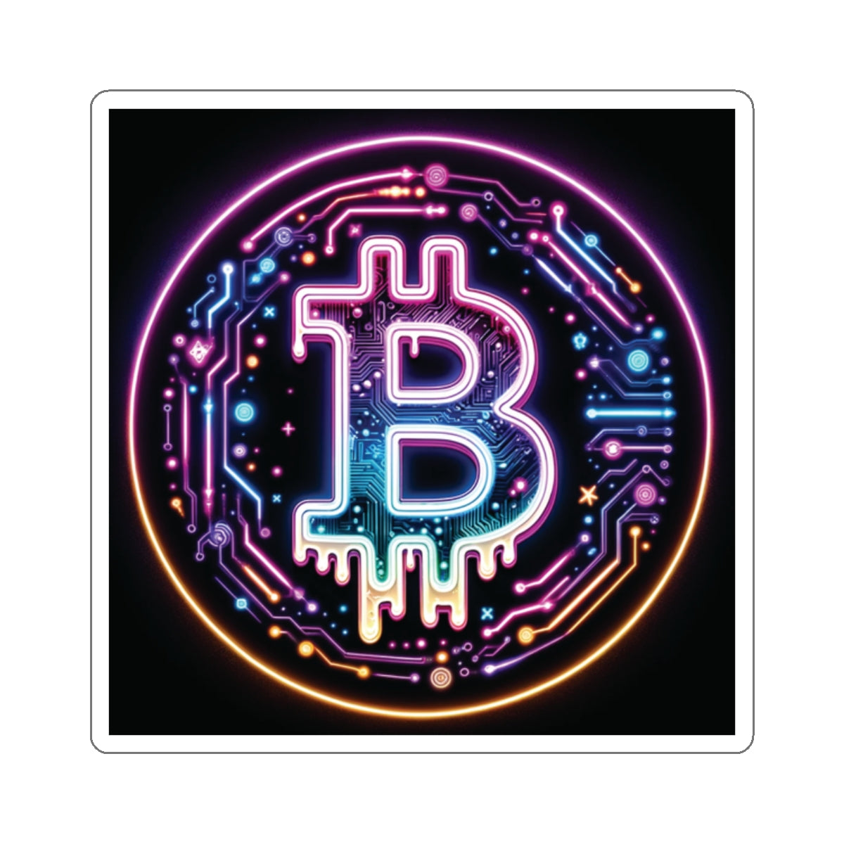 BTC Sticker Physical NFT