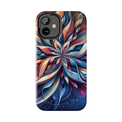 ToughDrop Apple iPhone Case Ft. Abstract Snowflake