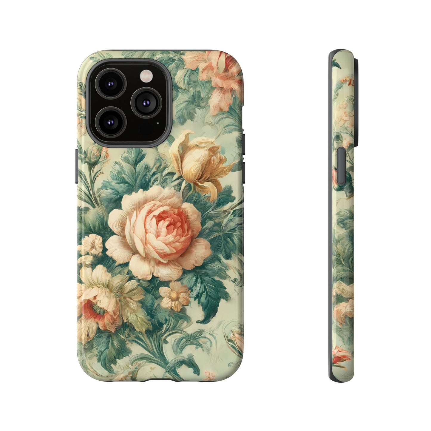 Tough Phone Case Ft. Cottagecore Rose