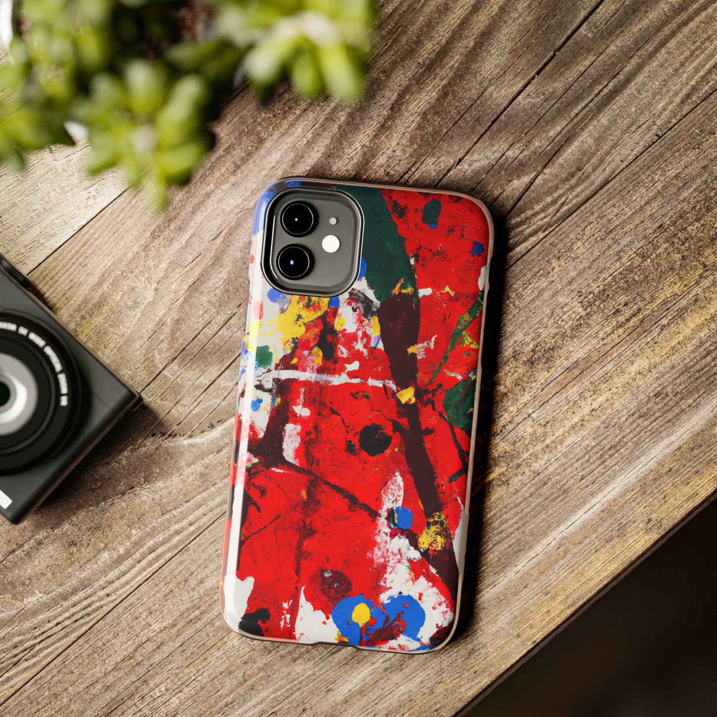 Tough Case-Mate iPhone Case Ft. Fractured Red