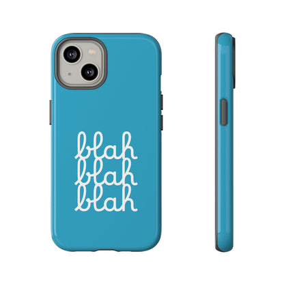 Tough Phone Case Ft. blahblahblah Turquoise