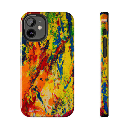 Tough Case-Mate iPhone Case Ft. Abstract Yellow Orange