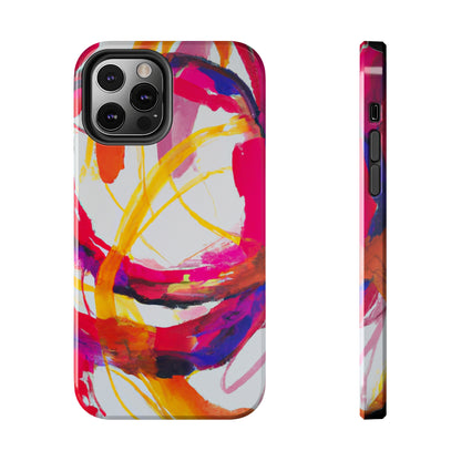 Tough Apple iPhone Cases Ft. Abstract Scarlet