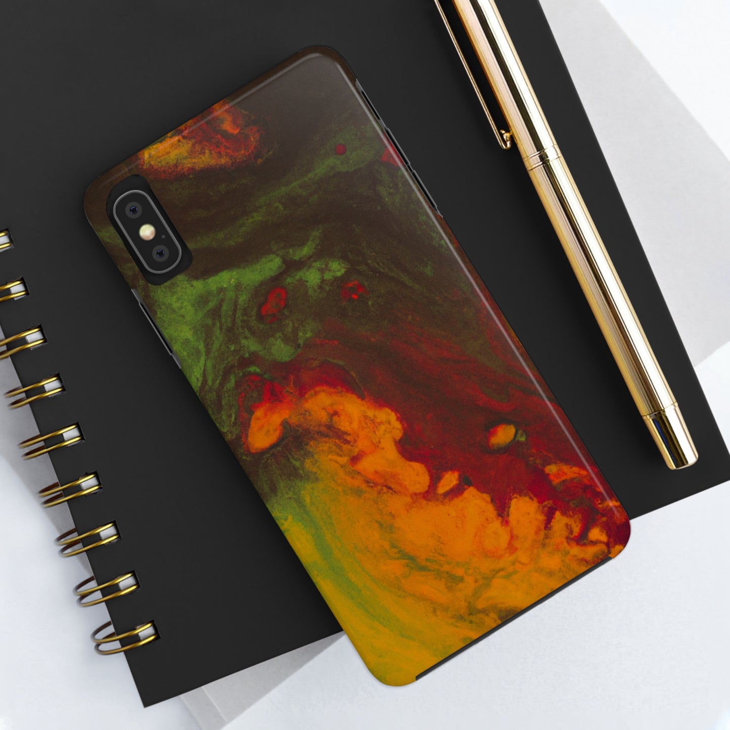 Tough Apple iPhone Case Ft. Abstract Gas Giant