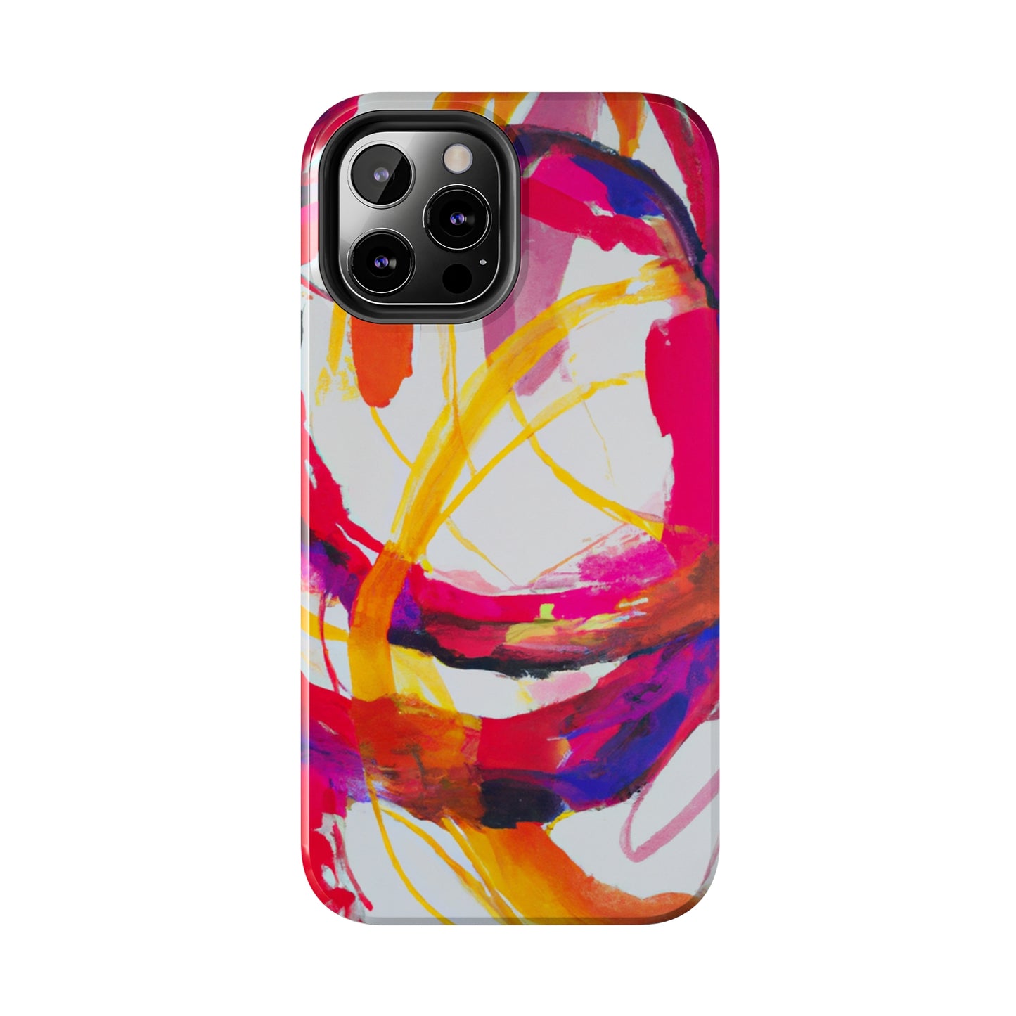 Tough Apple iPhone Cases Ft. Abstract Scarlet