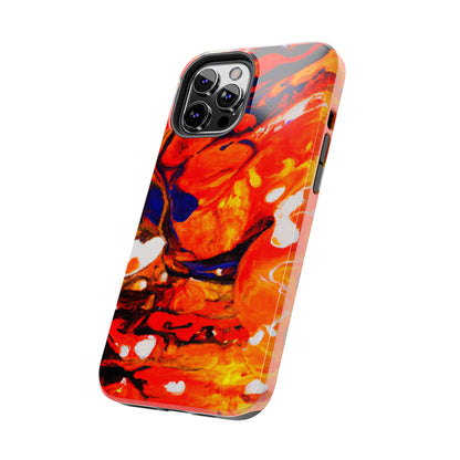 Tough Apple iPhone Cases Ft. Abstract Halloween Pumpkin