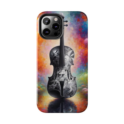 ToughDrop Apple iPhone Case Ft. Greyscale Violin