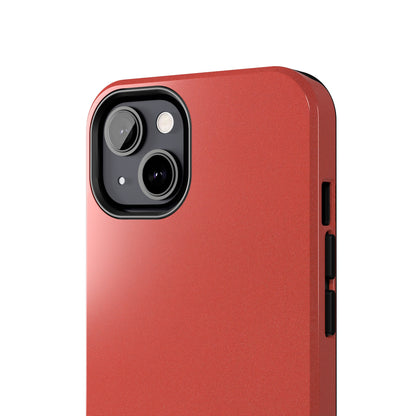 Strong Apple iPhone Case Ft. Minimal Orange