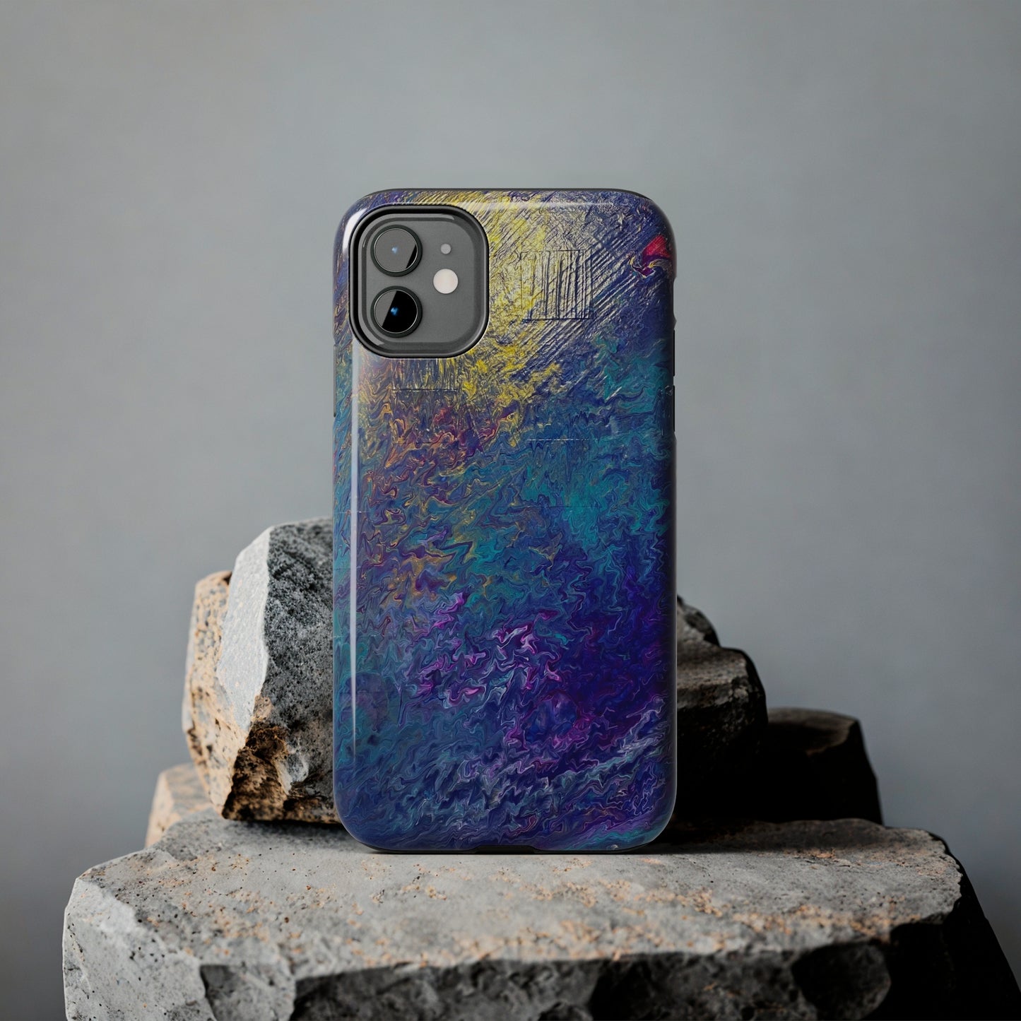 Tough Case-Mate iPhone Cases Ft. Abstract Blue Waterfall