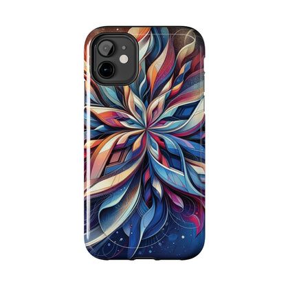 ToughDrop Apple iPhone Case Ft. Abstract Snowflake