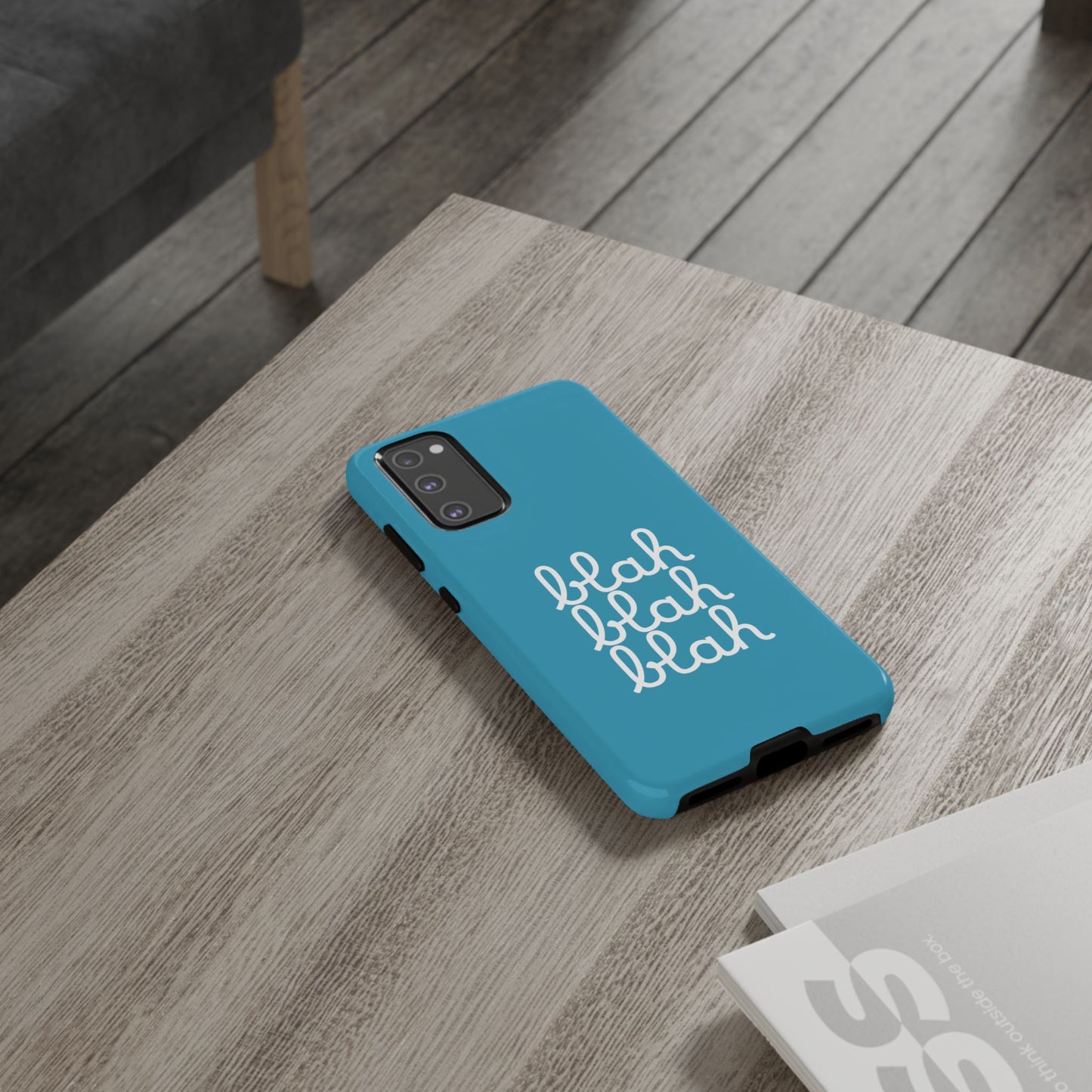 Tough Phone Case Ft. blahblahblah Turquoise