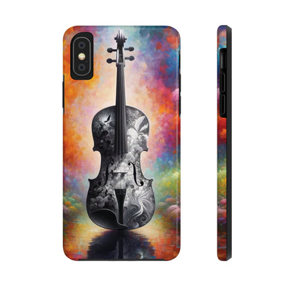 ToughDrop Apple iPhone Case Ft. Greyscale Violin