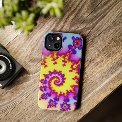 Tough Case-Mate iPhone Case Ft. Tie Dye Fractal