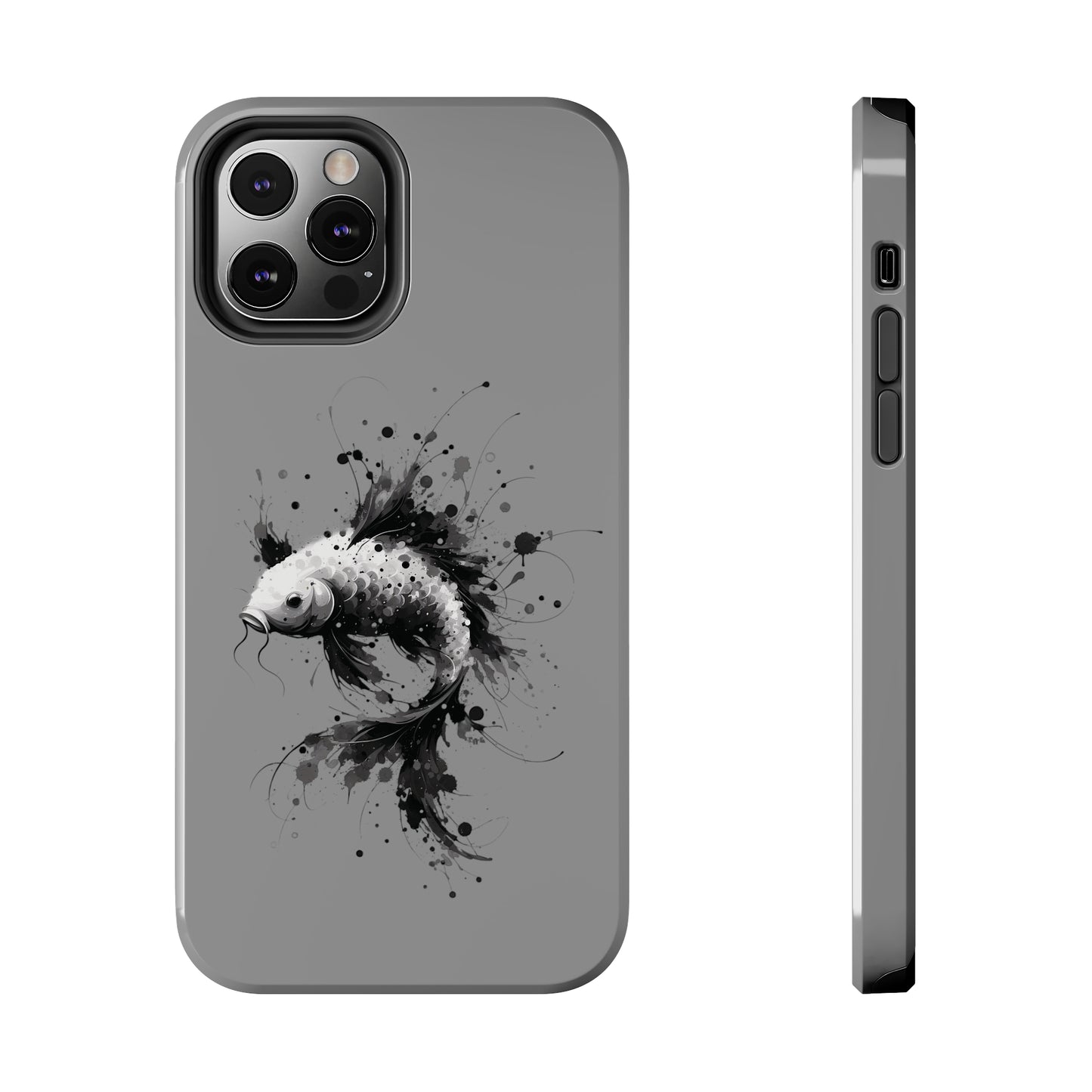 ToughDrop Apple iPhone Case Ft. Ink Blot Koi