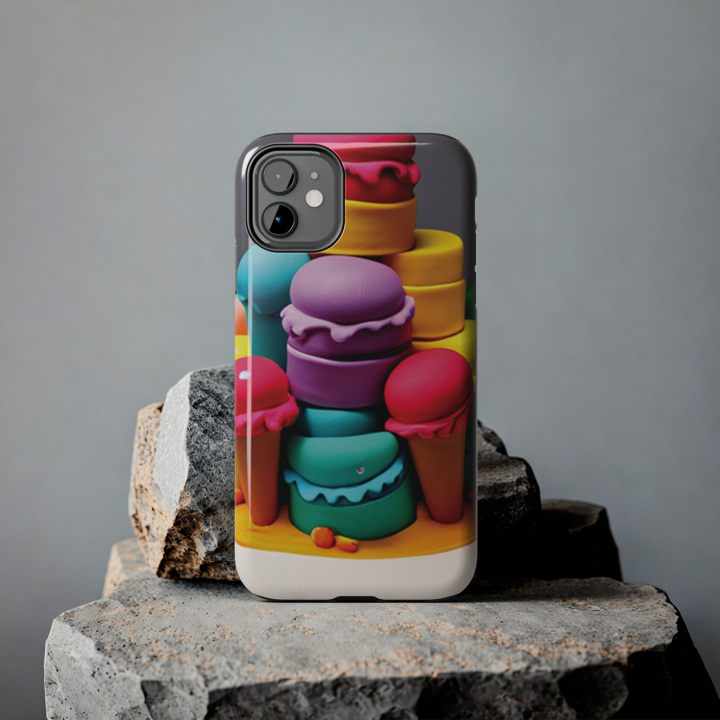 Strong Apple iPhone Case Ft. Silly Clay Ice Cream