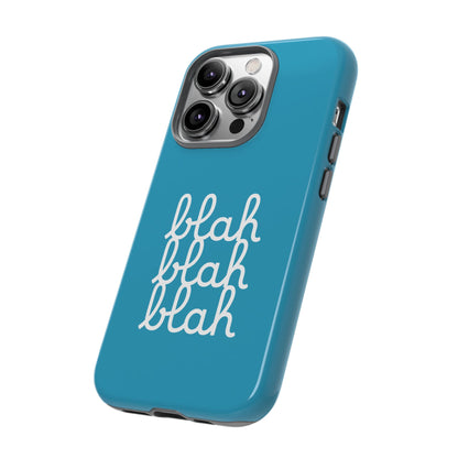 Tough Phone Case Ft. blahblahblah Turquoise