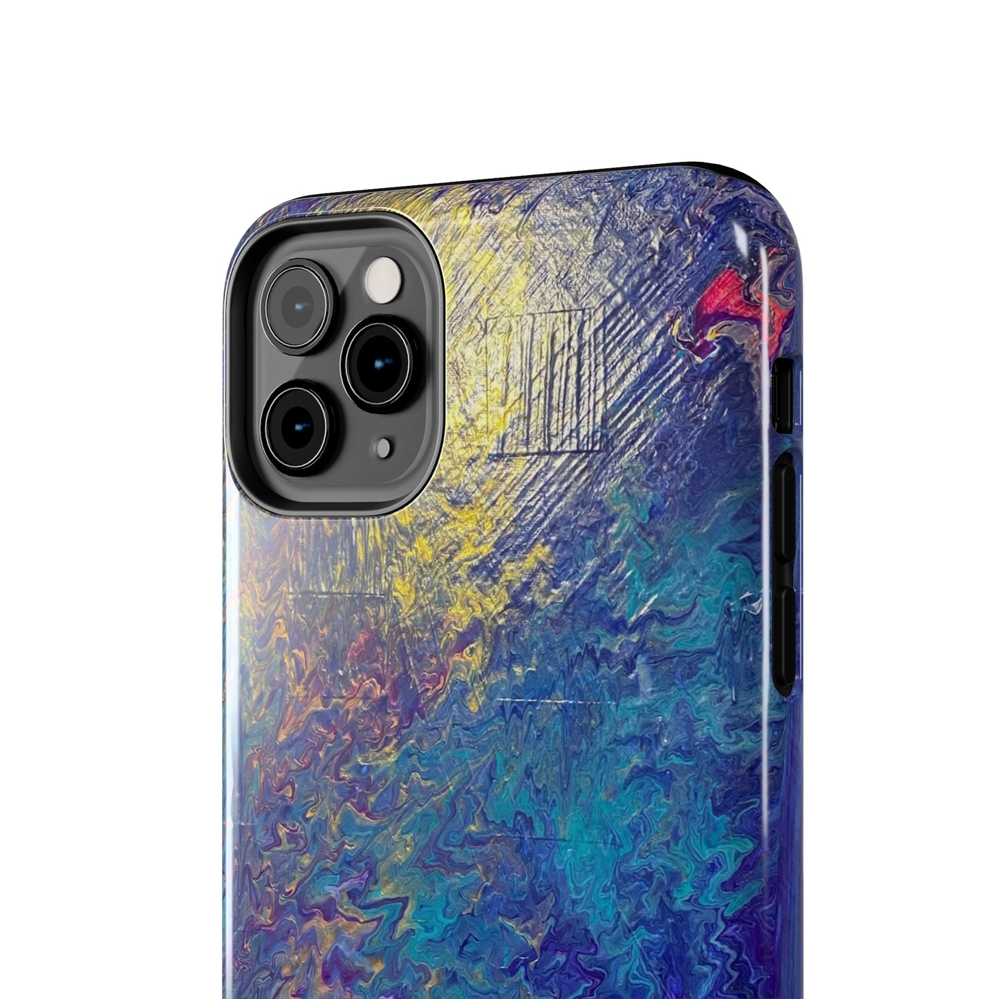 Tough Case-Mate iPhone Cases Ft. Abstract Blue Waterfall