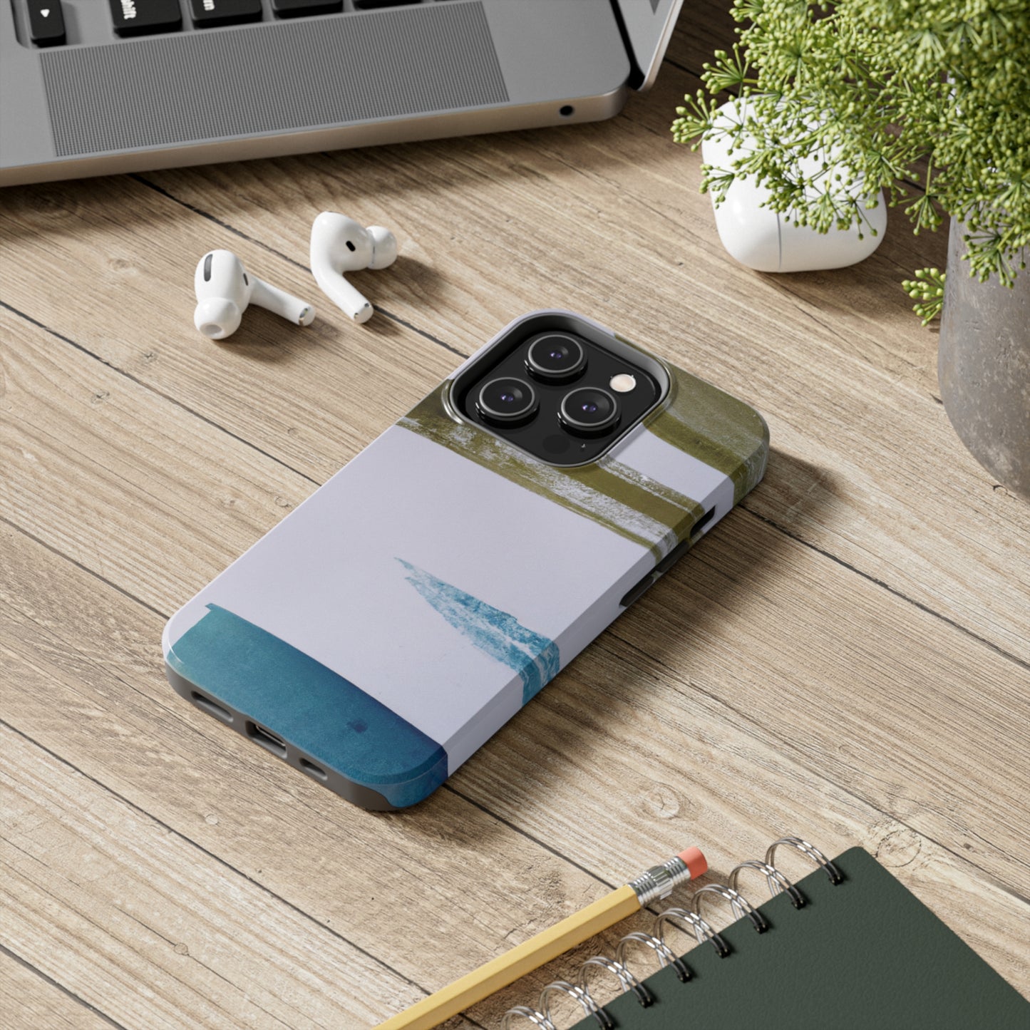 Strong Apple iPhone Case Ft. Minimal Simple Lines