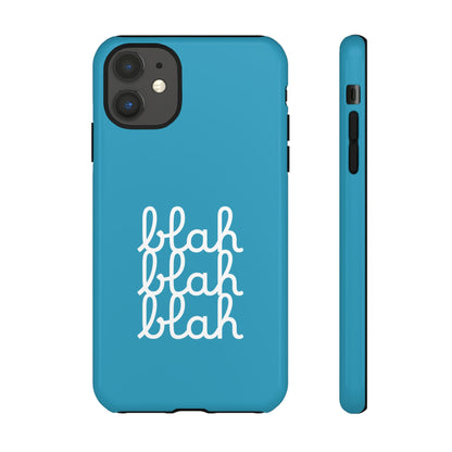 Tough Phone Case Ft. blahblahblah Turquoise