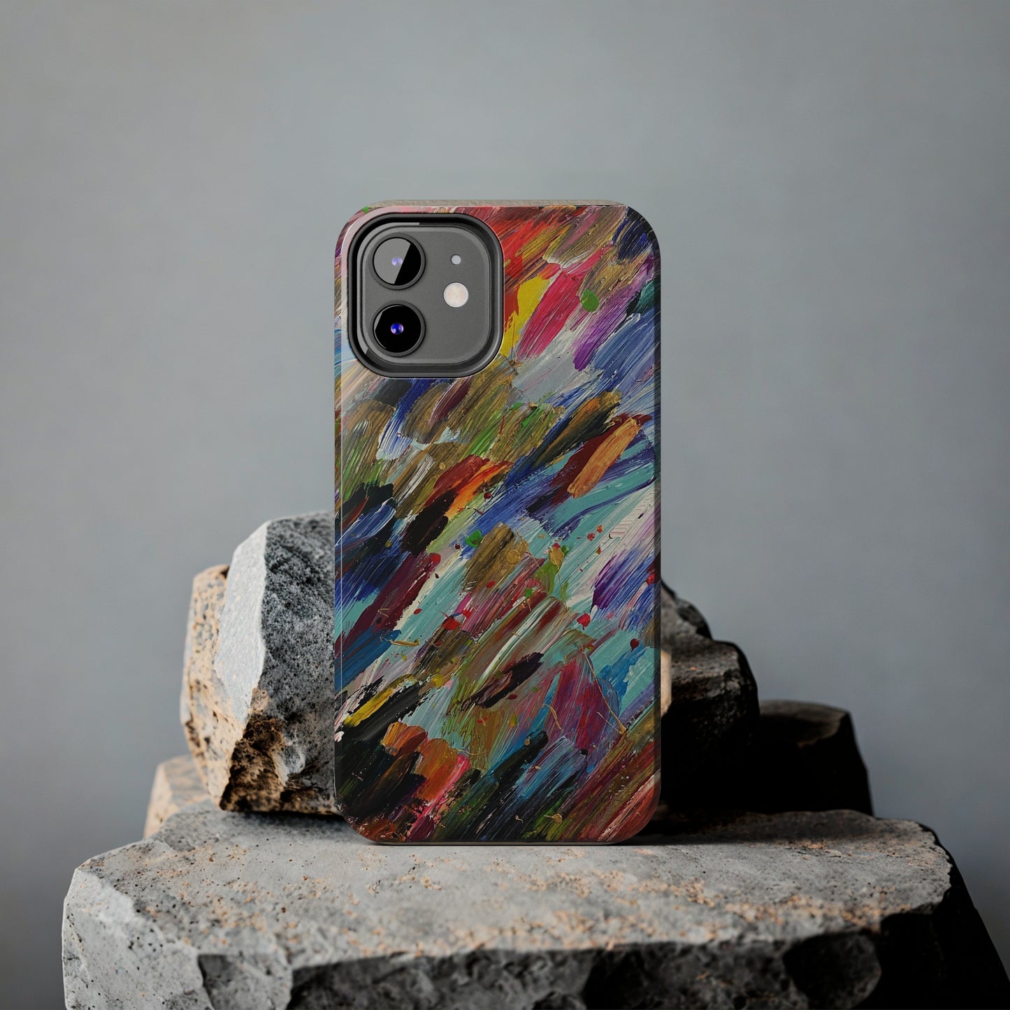 Tough Case-Mate iPhone Case Ft. Abstract Acrylic Feathers