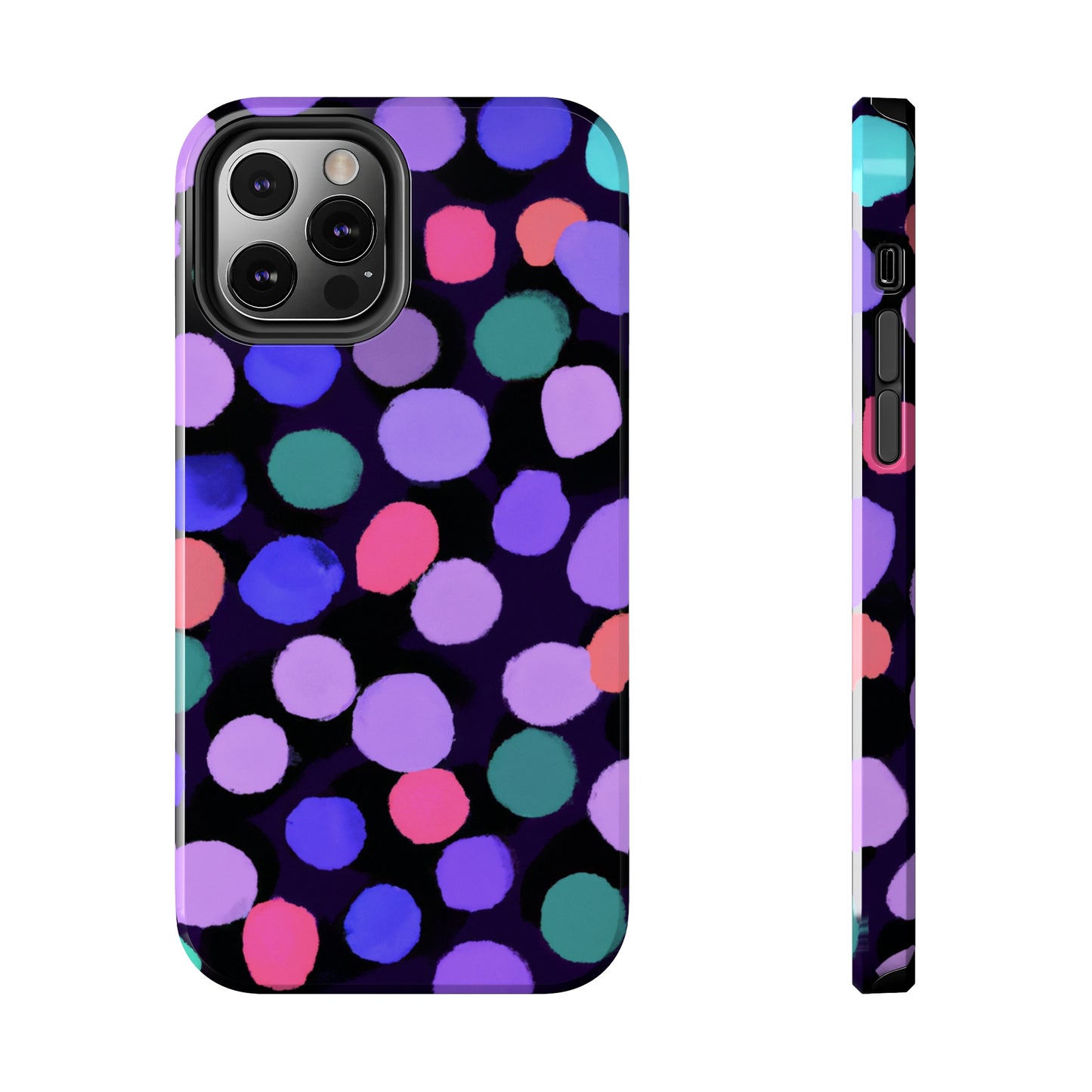 Tough Case-Mate iPhone Case Ft. Purple Dots