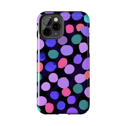 Tough Case-Mate iPhone Case Ft. Purple Dots