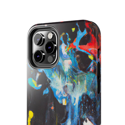 Tough Case-Mate iPhone Case Ft. Blue Splat