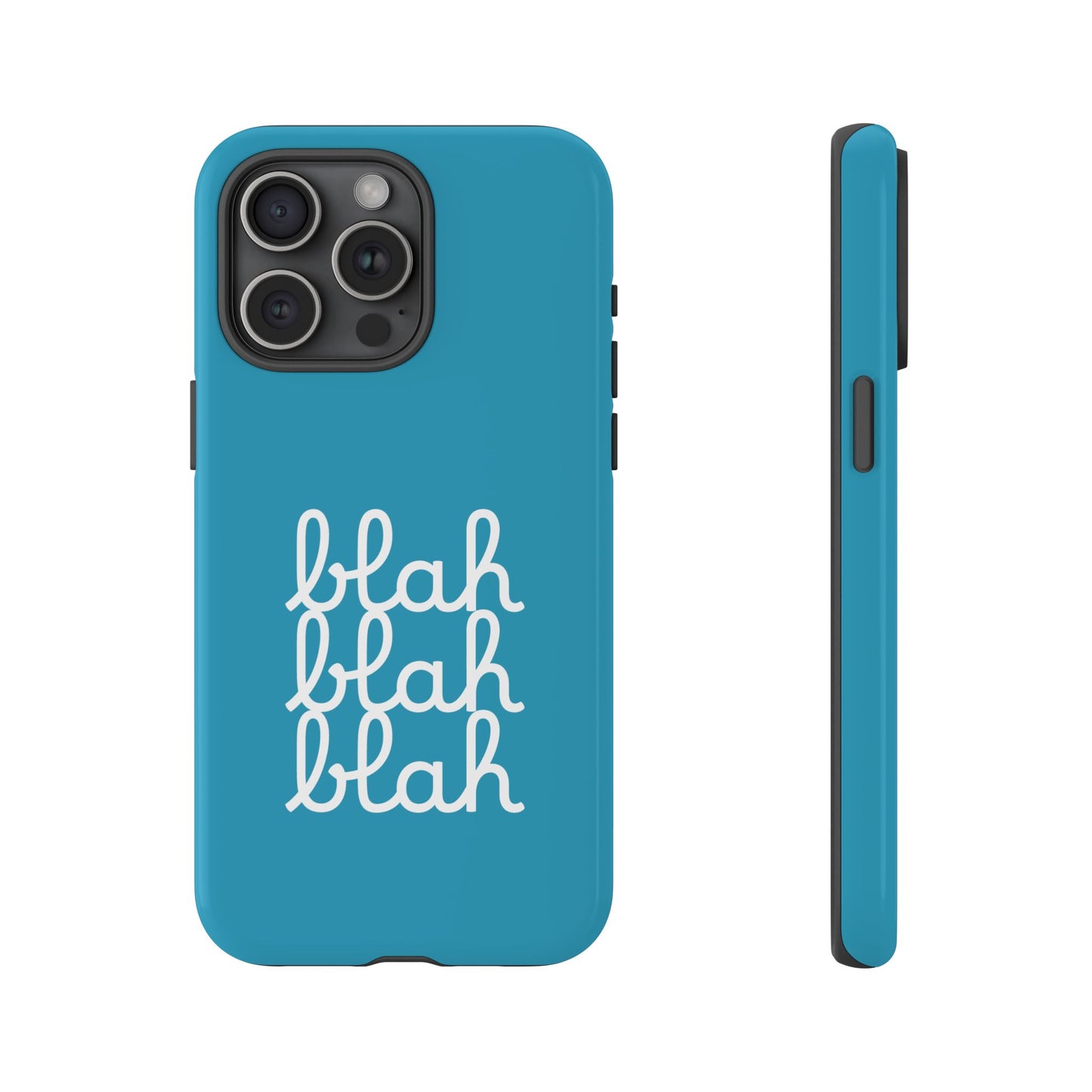 Tough Phone Case Ft. blahblahblah Turquoise