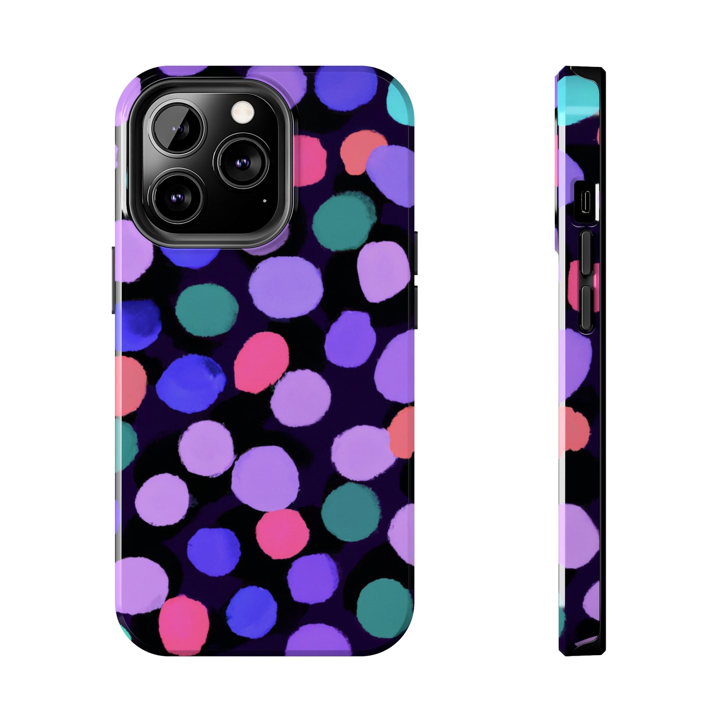 Tough Case-Mate iPhone Case Ft. Purple Dots