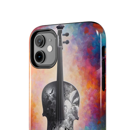 ToughDrop Apple iPhone Case Ft. Greyscale Violin