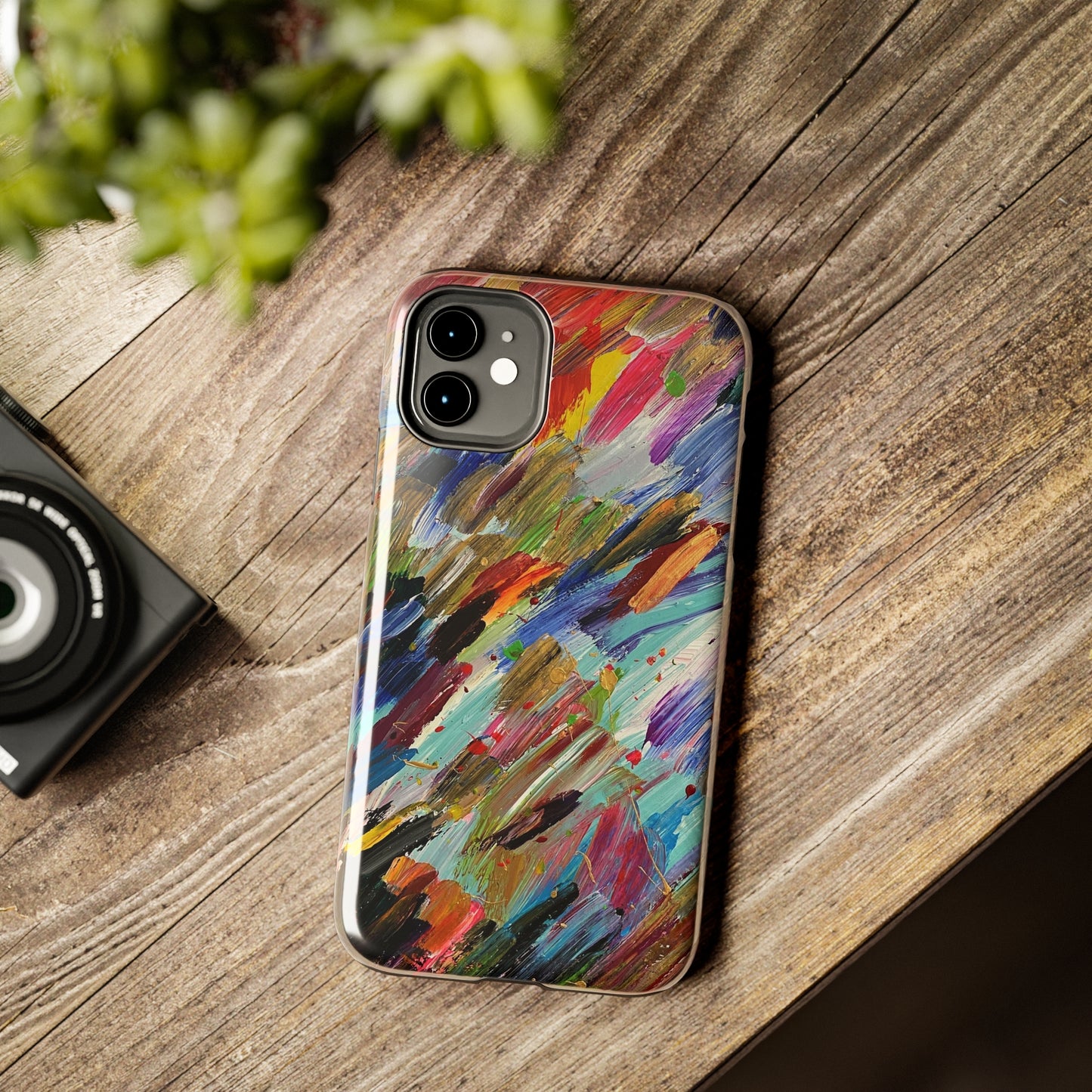 Tough Case-Mate iPhone Case Ft. Abstract Acrylic Feathers