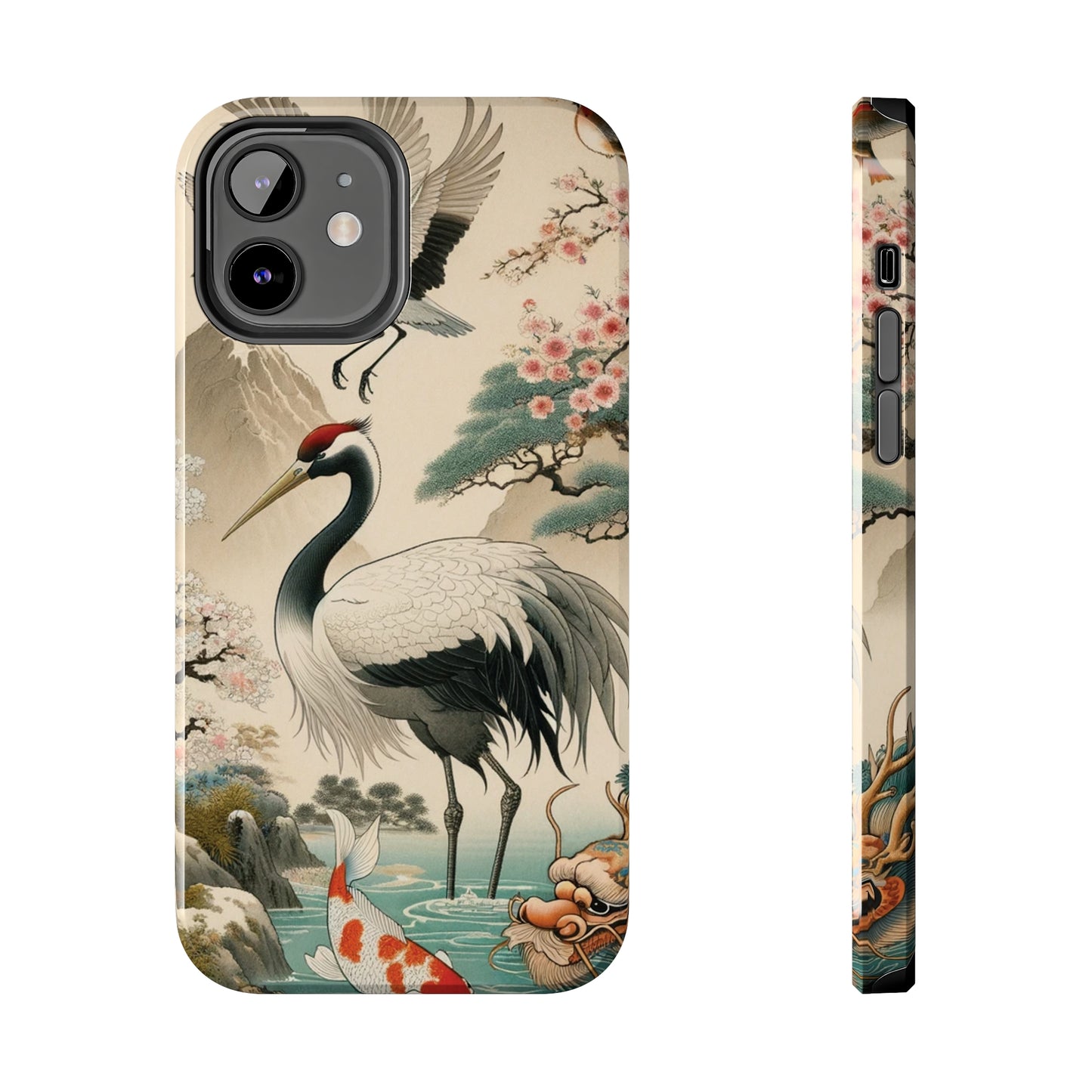 ToughDrop Apple iPhone Case Ft. Spirit Crane